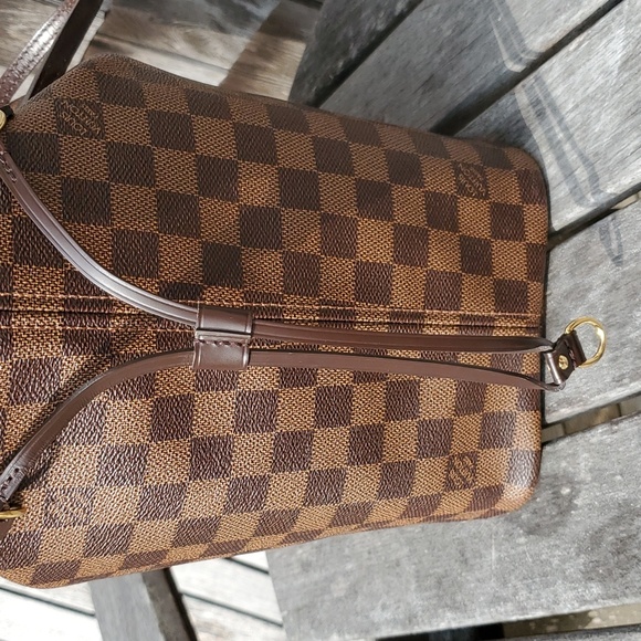 Louis Vuitton NEVERFULL MM Damier Ebene in cherry - Picture 6 of 16